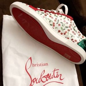 Christian Louboutin Red Bottom Cherry Sneakers